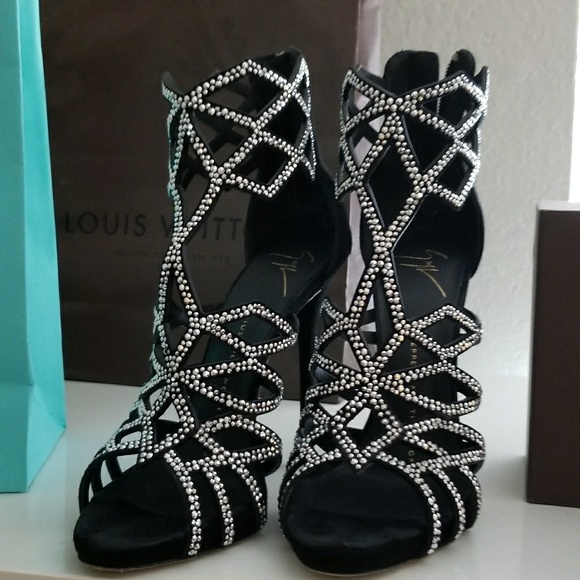 6.5 sz. Giuseppe Zanotti Crystal heels - Picture 3 of 3